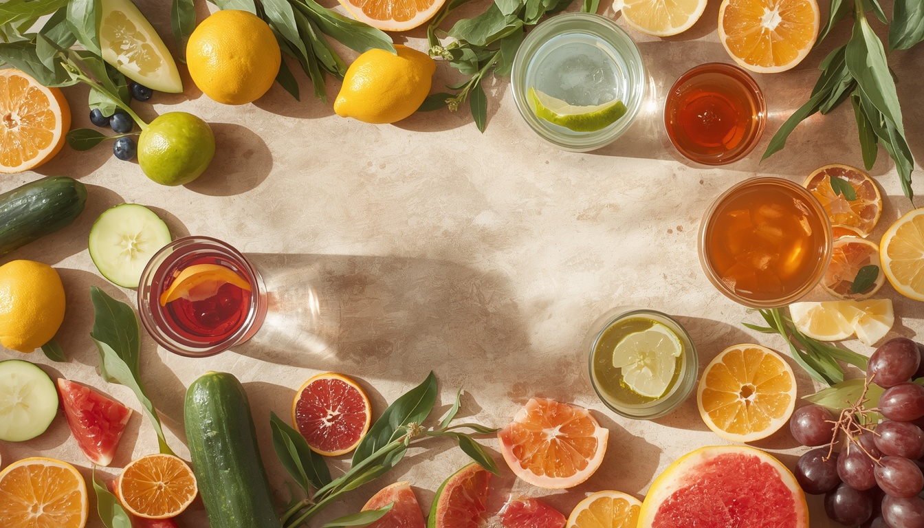 Vibrantpurgeclea wellness hydration guide imagery
